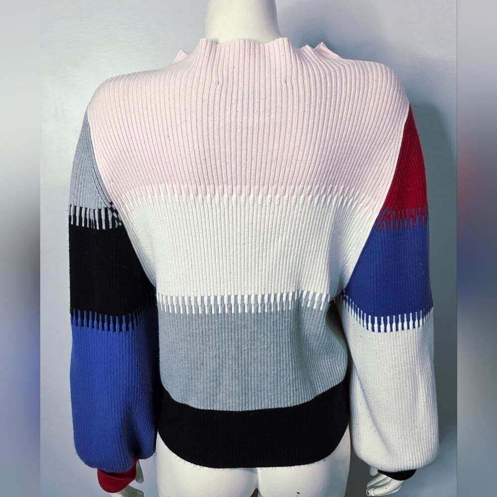 French Connection Multicolor Ribbed Sweater - Picture 7 of 8